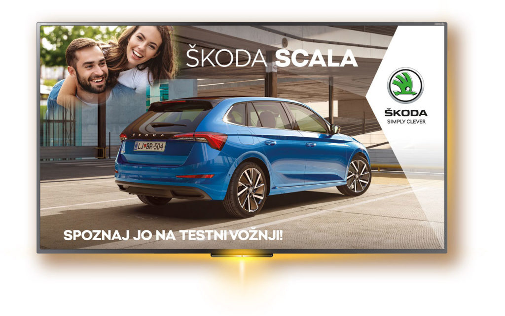 Ciljano TV oglaševanje - Škoda showcase